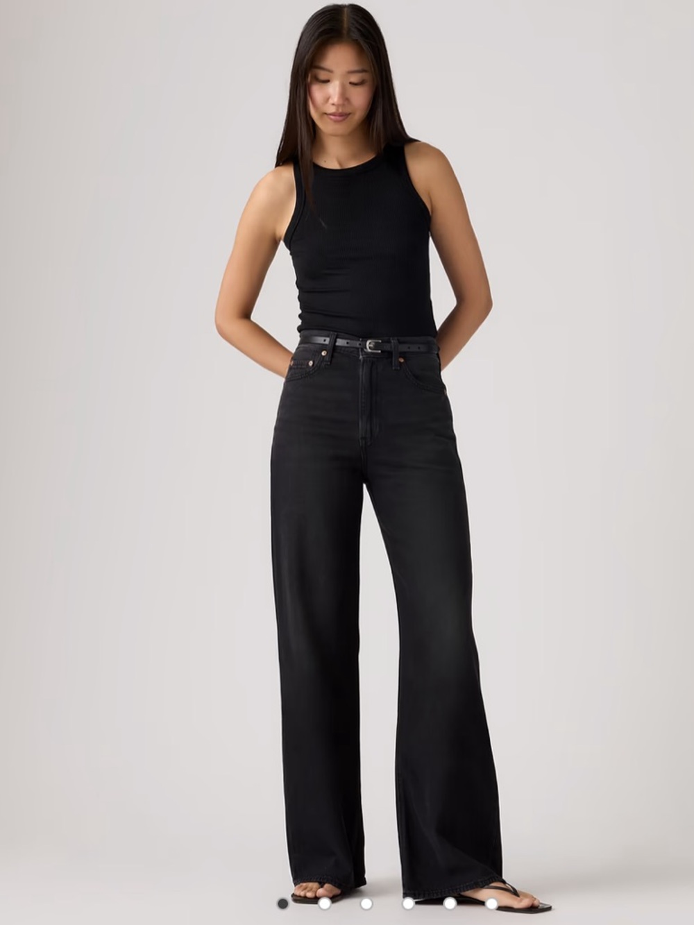 Levi's Ribcage Wide leg Women’s Jeans 31x32 - Picture 2 of 5